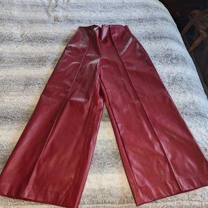 Forever 21 Faux leather  Ankle Pants Small